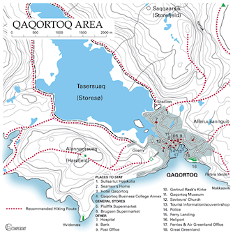 Qaqortoq - far click per navigare a Google Maps